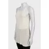 White dress with silver decor