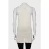 White dress with silver decor