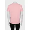 Pink T-shirt with Embroidery with Tag