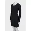 Fitted dress with long sleeves