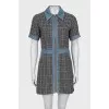 Mary Dress with Denim Inserts