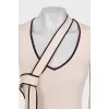 Tight pullover with ties