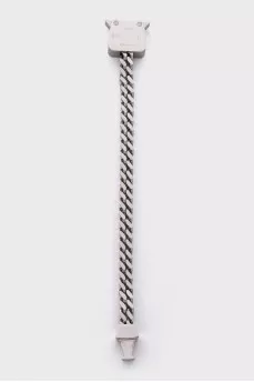 Men's Silver Bracelet with Chunky Chain
