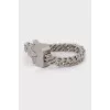 Men's Silver Bracelet with Chunky Chain