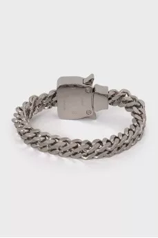 Men's Silver Bracelet with Chunky Chain