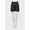 Straight button shorts