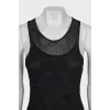 Black Sleeveless Bodycon Dress