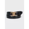 Triomphe Leather Belt