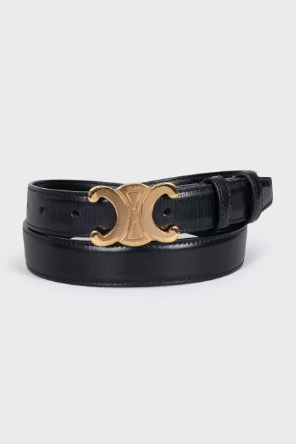 Triomphe Leather Belt