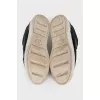 Black Snakeskin Sneakers