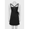 Black dress with corset top