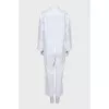 White oversized jumpsuit