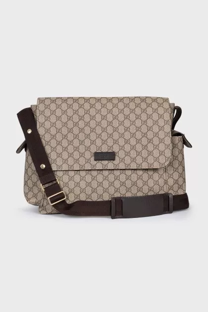 Canvas bag with velcro