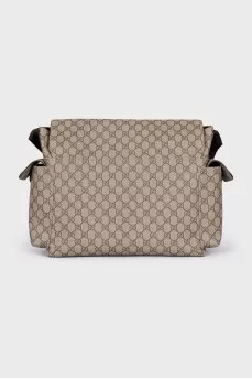 Canvas bag with velcro