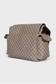 Canvas bag with velcro
