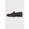 Men's Brown Leather Loafers