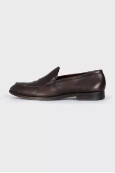 Men's Brown Leather Loafers