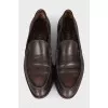 Men's Brown Leather Loafers
