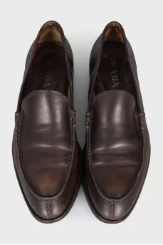 Men's Brown Leather Loafers