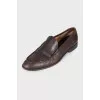 Men's Brown Leather Loafers