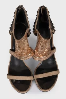 Босоніжки by Giuseppe Zanotti x Balmain