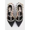 Rockstud Leather Slingbacks