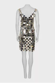 Платье by H&M x Paco Rabanne