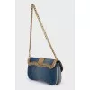 Vintage Denim Shoulder Bag