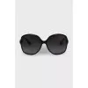 Black sunglasses with brand logo