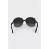 Black sunglasses with brand logo
