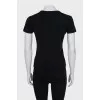 Black Slim Fit Wool T-Shirt