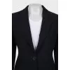 Single-breasted button-down jacket
