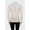 Slim fit button down jumper