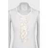 White Tank with Ruffles