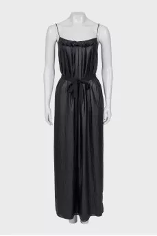Maxi dress with belt