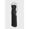 Maxi dress with belt