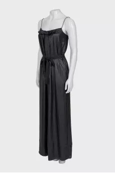 Maxi dress with belt