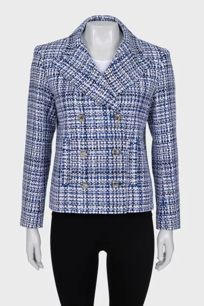 Tweed button down jacket