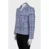 Tweed button down jacket