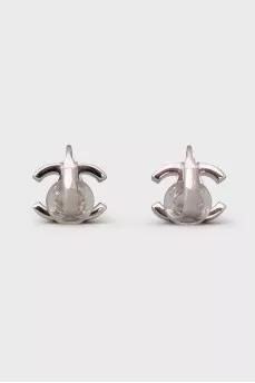 Металлические клипсы с кристаллами
