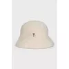 White Panama Hat with Long Pile