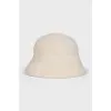 White Panama Hat with Long Pile