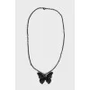 Black Butterfly Pendant