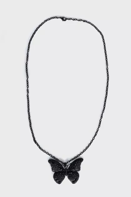 Black Butterfly Pendant