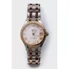 Watch with mother of pearl dial