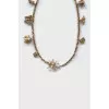 Metal belt with pendants