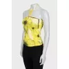 Yellow tie top