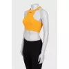 Orange Ribbed Top