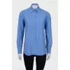 Straight blue shirt