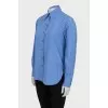 Straight blue shirt